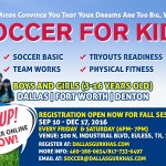 Dallas Gurkhas presents Soccer for Kids Fall Session 2016