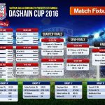Match Fixtures for Dashain Cup 2016