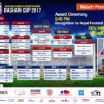 Match Fixtures for the 6th Annual Dashain Cup 2017
