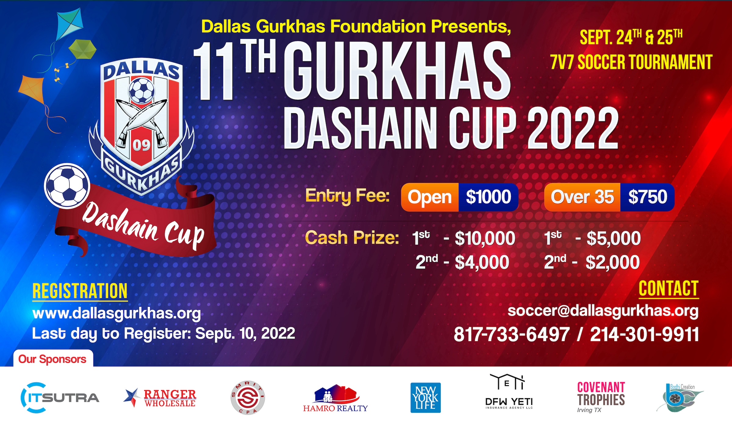 Dallas Gurkhas Foundation Dashain Cup 2022